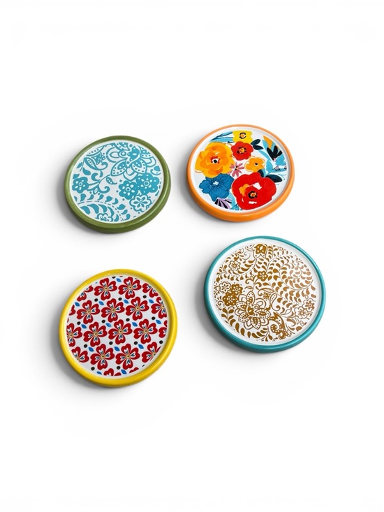 The Pioneer Woman Other - The Pioneer Woman Flea Market Stoneware Coaster Set